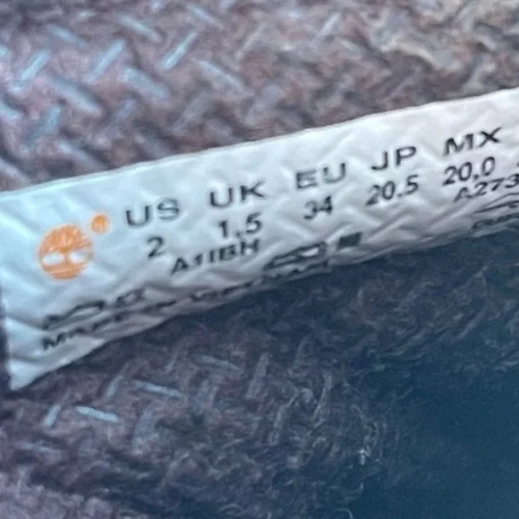 Timberland Youth Kids Size 2 Classic 6 inch Burgundy Red Premium Leather Boots - Picture 12 of 12